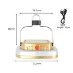 مینی پروژکتور خورشیدی (پاور بانک دار) - تصویر 6