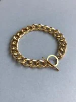 دستبند استیل اسپرت کارتیه با قفل تی - تصویر 8