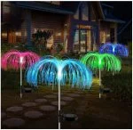 چراغ آبشاری باغچه خورشیدی